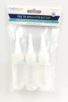 Fine tip applicator bottles (3) 33ml (1.1oz)