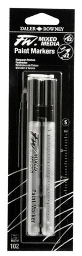 Ens. de 2 marqueurs FW + pointes 1mm no 102