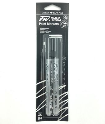 FW Marker set (2 markers + 1-3mm nibs) #104 FW Marker set (2 markers + 1-3mm nibs) #104