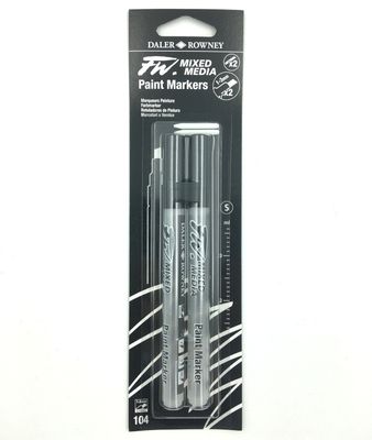 FW Marker set (2 markers + 1-3mm nibs) #104 FW Marker set (2 markers + 1-3mm nibs) #104
