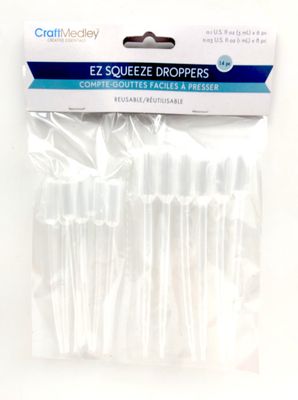 Ens. de pipettes compte-gouttes 14pc
