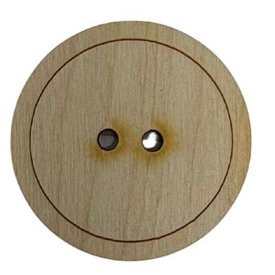 Bouton rond 2 trous 1" 1/2