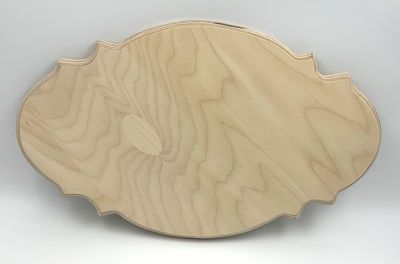 Enseigne provencale Merisier russe 18"x11"x3/4"