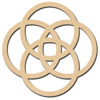 Noeud celtique rond 2 3/4"