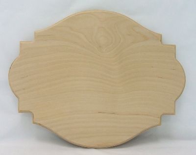 Sign Classic 9,5X12 Baltich Birch 9.5"x12"x3/4"