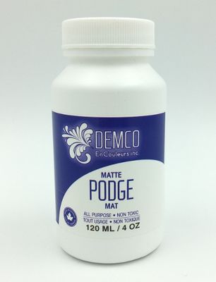 Colle podge mat 4 oz Colle podge mat 4 oz