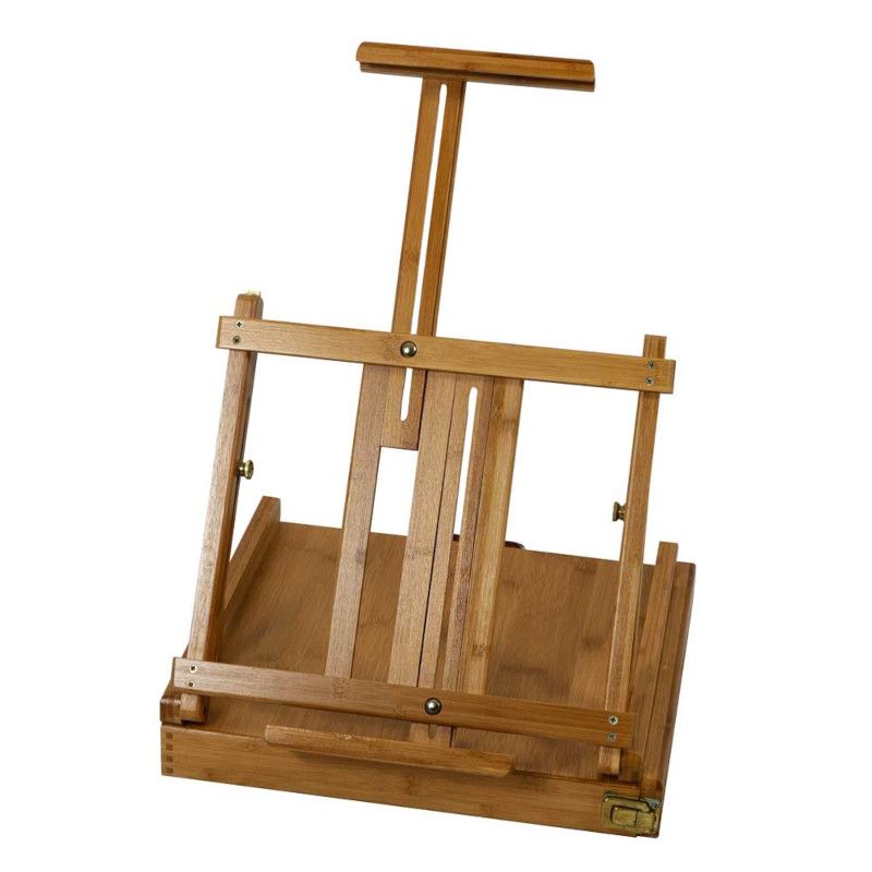 Chevalet de table avec tiroir en bambou solide Pacific Arc