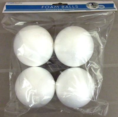 Boule en styromousse 3" (4)