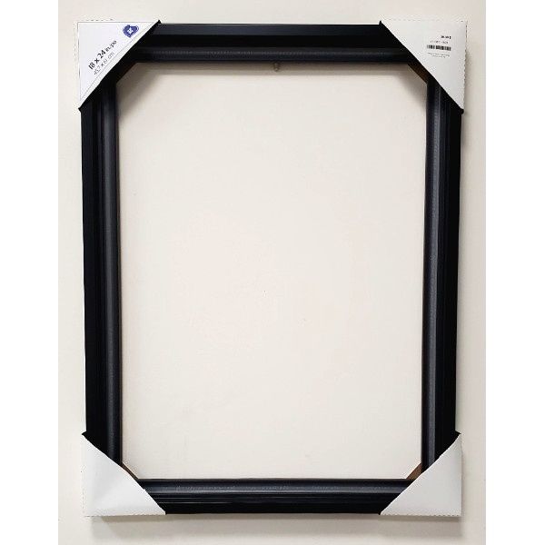 Cadre flottant noir étroit 18¨X24¨