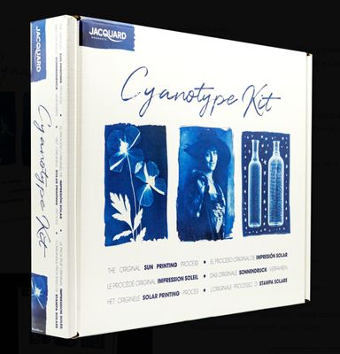 Ens. de cyanotype - Jacquard