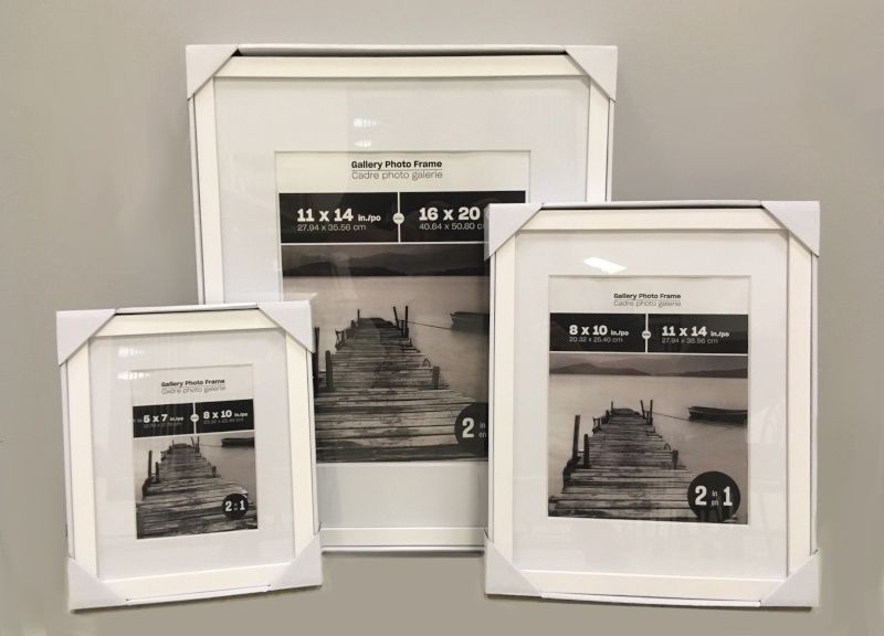 Cadre photo galerie - Blanc