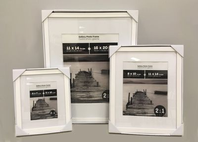 Cadre photo galerie - Blanc