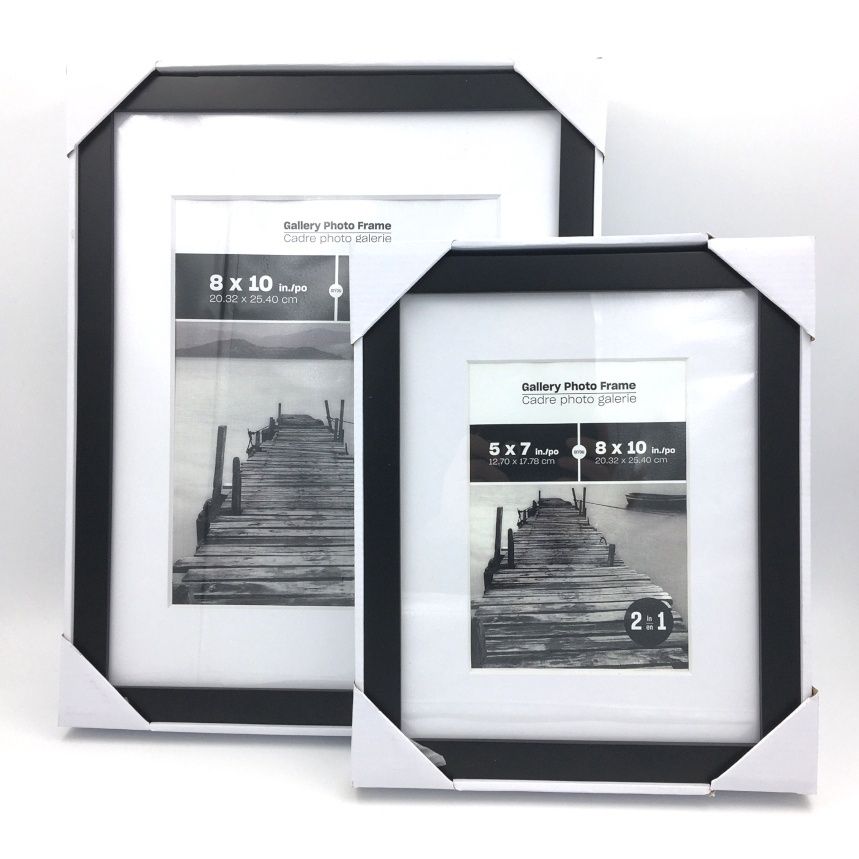 Cadre photo galerie - Noir