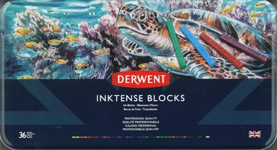 Inktense Block 36 Tin Derwent
