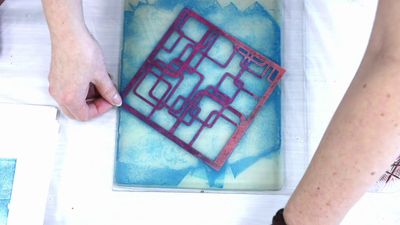 Gel printing plate 6"x6"
