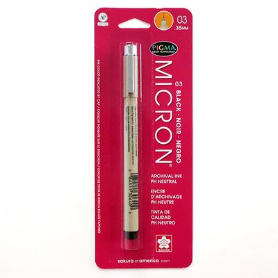 Black Pen Pigma Micron 03 PH neutre PH neutralSakura Black Pen Pigma Micron 03 PH neutre PH neutralSakura