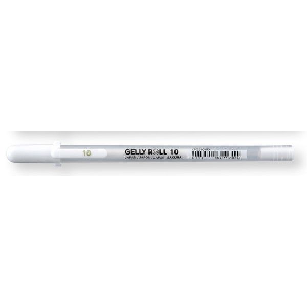Pen 0.5mm (#10) White Gellyroll Classic