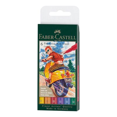 Pens Pitt artist Colour wheel set (6) India ink