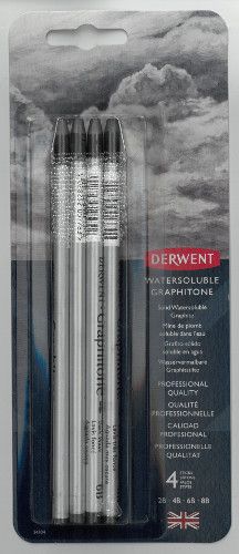 Ens. crayons Graphitone (4 duretés) Derwent