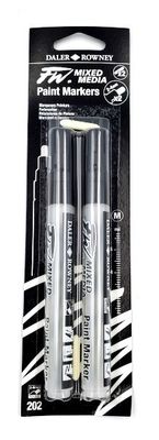 FW marker set 2X2-4MM rd + nibs FW marker set 2X2-4MM rd + nibs