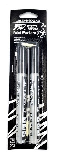FW marker set 2X2-4MM rd + nibs