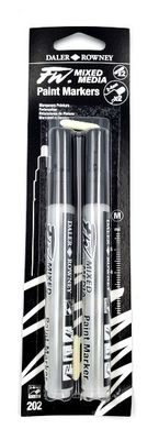 FW marker set 2X2-4MM rd + nibs FW marker set 2X2-4MM rd + nibs