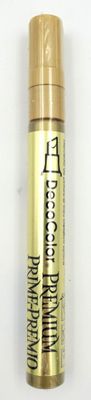 Premium paint marker Gold Chisel tip DecoColor