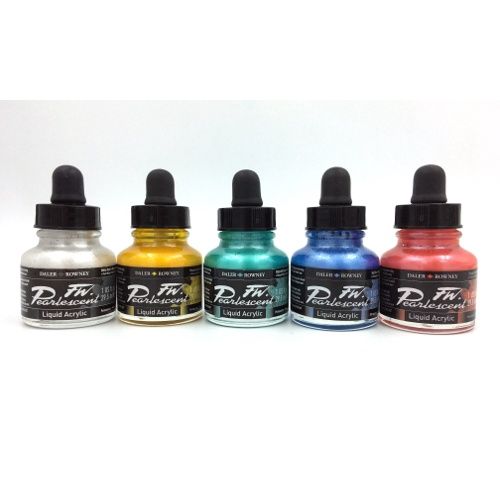 FW Pearlescent 1oz Acrylic ink Daler Rowney
