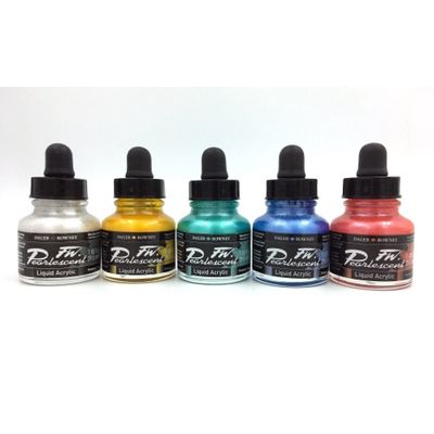 FW Pearlescent 1oz Acrylic ink Daler Rowney