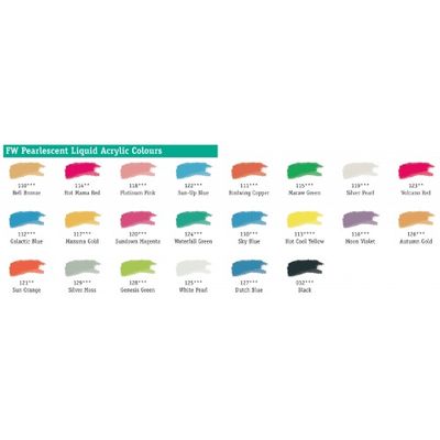 FW Pearlescent 1oz Acrylic ink Daler Rowney