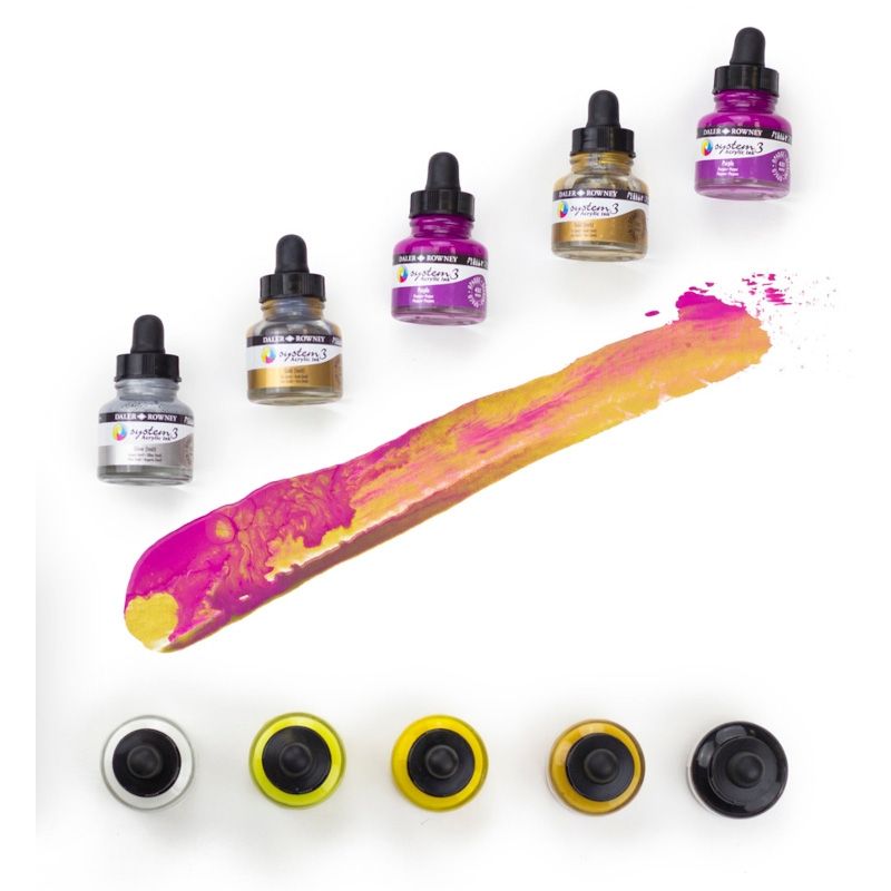 System3 Encre acrylique 29.5ml Daler Rowney System3 Encre acrylique 29.5ml Daler Rowney
