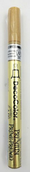 Premium paint marker Gold 2mm DecoColor
