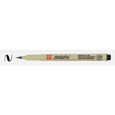 Brush Pigma Black #49 Archival Ink PH neutre Sakura Brush Pigma Black #49 Archival Ink PH neutre Sakura