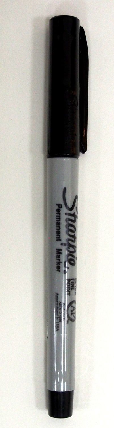 Permanent marker Extra fine point Black Sharpie
