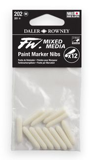 FW marker nib set no 202 (12) round 2-4MM FW marker nib set no 202 (12) round 2-4MM