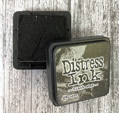 Distress Ink pad - Black Soot - Ranger Distress Ink pad - Black Soot - Ranger