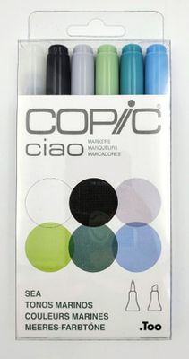 Copic Ciao markers Sea colours (set of 6) Copic Ciao markers Sea colours (set of 6)