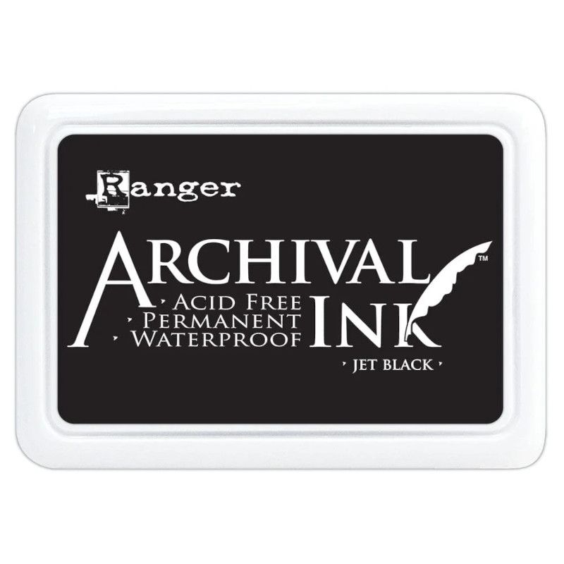 Tampon encreur Archival Ink - Noir - Ranger