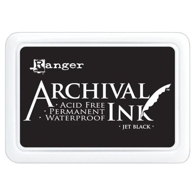 Tampon encreur Archival Ink - Noir - Ranger