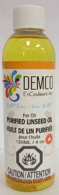 Purified Linseed Oil 120ml Demco