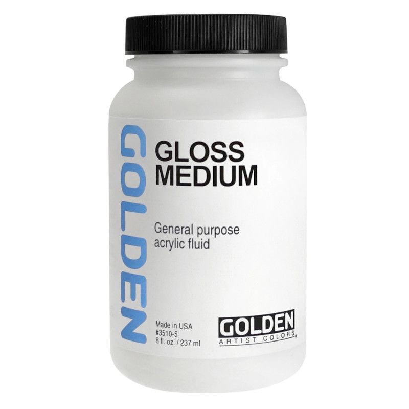 Médium brillant 8oz Golden