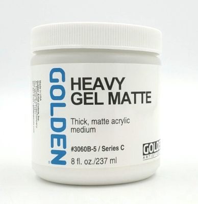 Gel épais mat (Heavy Gel Matte) 237ml/8oz Golden Gel épais mat (Heavy Gel Matte) 237ml/8oz Golden