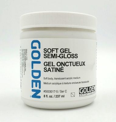Gel onctueux satiné (Soft Gel Semi-Gloss) 237ml/8oz Golden