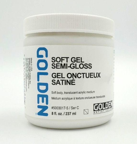 Gel onctueux satiné (Soft Gel Semi-Gloss) 237ml/8oz Golden