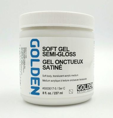 Gel onctueux satiné (Soft Gel Semi-Gloss) 237ml/8oz Golden
