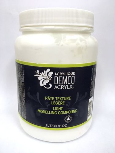 Pâte à texture légère 33oz (1L) Demco Pâte à texture légère 33oz (1L) Demco