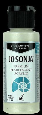 Acrylique nacrée de qualité supérieure - Blanc perle 2 oz Jo Sonja's