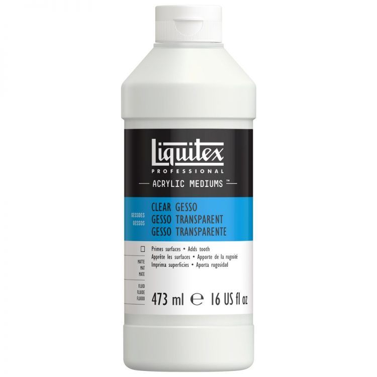 Gesso transparent - 473ml (16 oz) Liquitex Gesso transparent - 473ml (16 oz) Liquitex