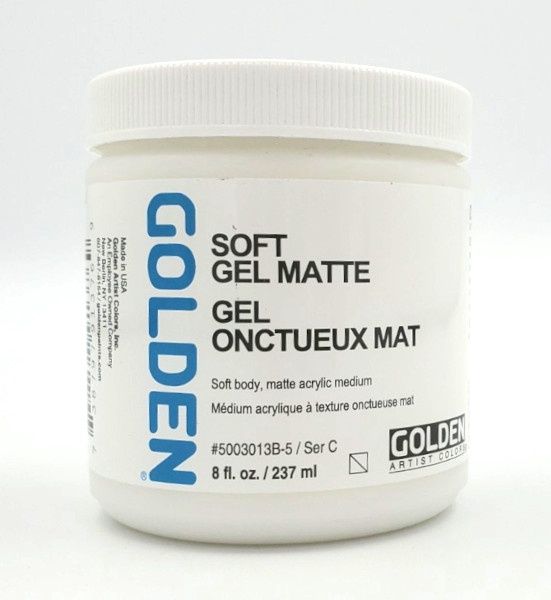 Gel onctueux mat (Soft gel matte) 237ml/8oz Golden Gel onctueux mat (Soft gel matte) 237ml/8oz Golden
