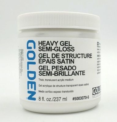 Gel de structure épais satin (Heavy Gel Semi-Gloss) 8oz/237ml Golden